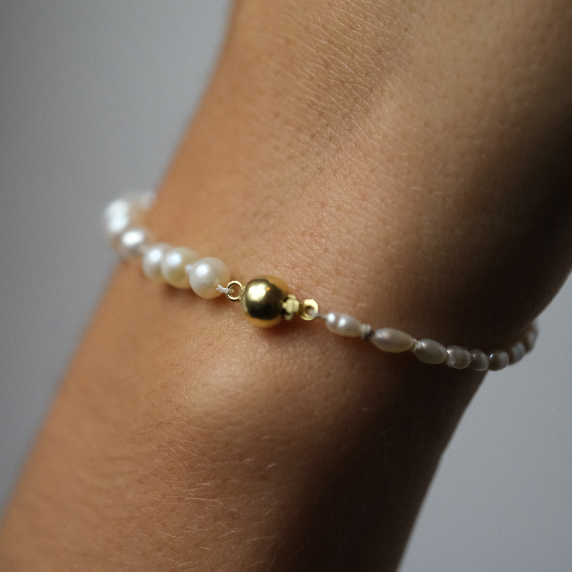 Mixed pearls bracelet